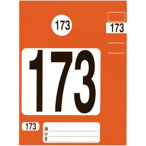 Eichner Schlüsselanhänger Kfz-Set, 9219-00676-10, Schlaufe, von 1-300 nummeriert, orange, 300 Stk