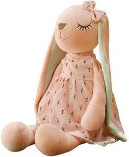 Uplifted Goods 13.78in Soothing Rabbit Sleeping Plush Doll pink