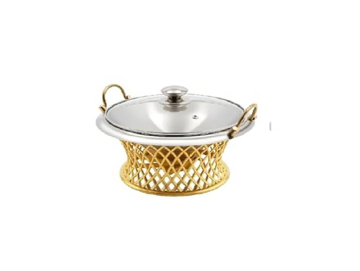 Chafing Dishes for Buffet Runde Chafing Dishes Speisenwärmer For Buffet-Edelstahl-Set for jede Party