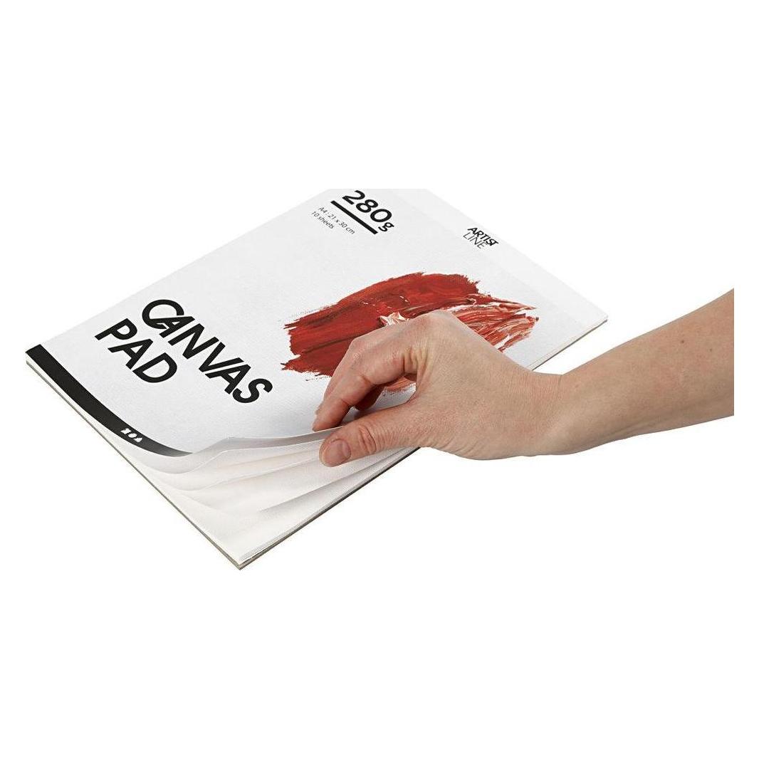 Creativ Company Malblock Canvas (A4, Blanko) (25753)