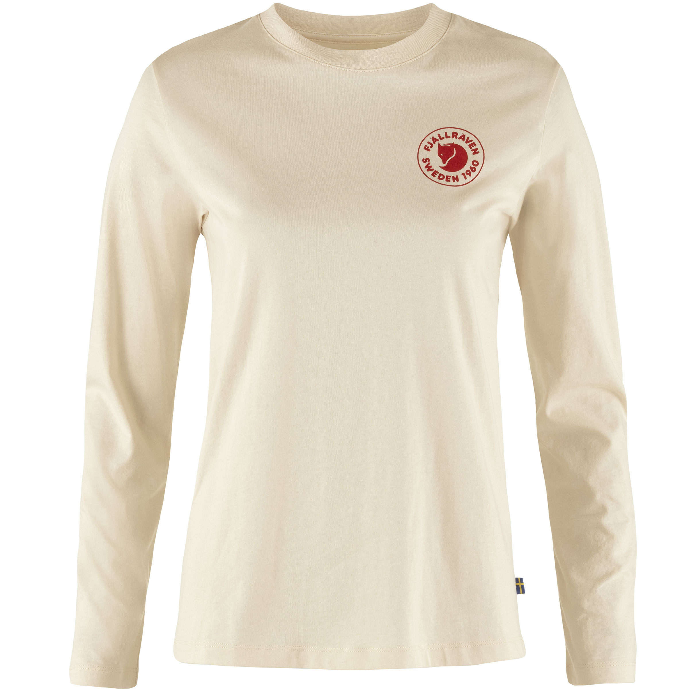 Fjällräven 1960 Logo Damen Longsleeves weiss Größe S Camping Hautfreundlich