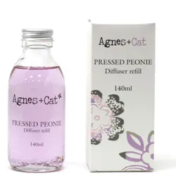 Agnes + Cat Reed Diffuser Refill - Pressed Peonies 140ml