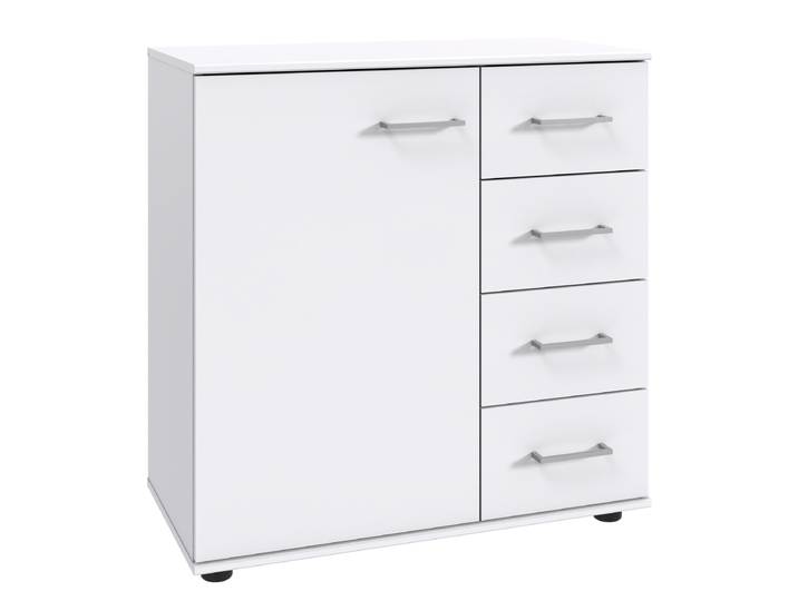 Kommode Taiga 81 x 83 x 41cm Weiß/Weiß
