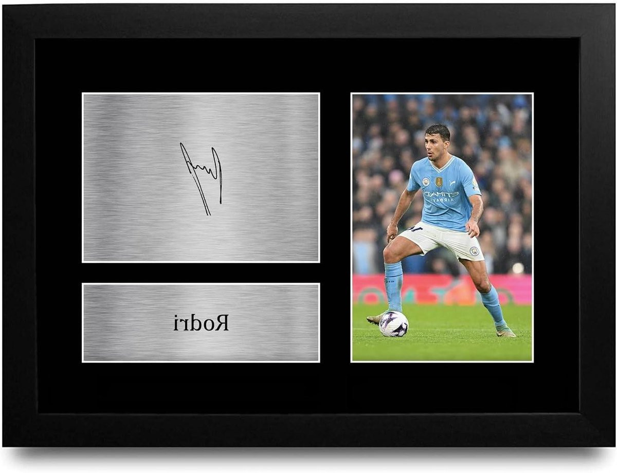 Ingelijste A4 Foto Replica - Zwart - Fan Merchandise Verjaardagscadeau voor Volwassenen