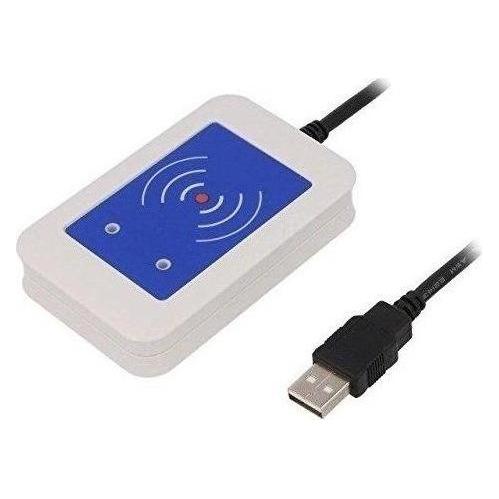 Xerox ELATEC TWN4 MultiTech RFID CARD READER WHITE USB 2M CABLE, NFC RFID card reader, White (497N04027)