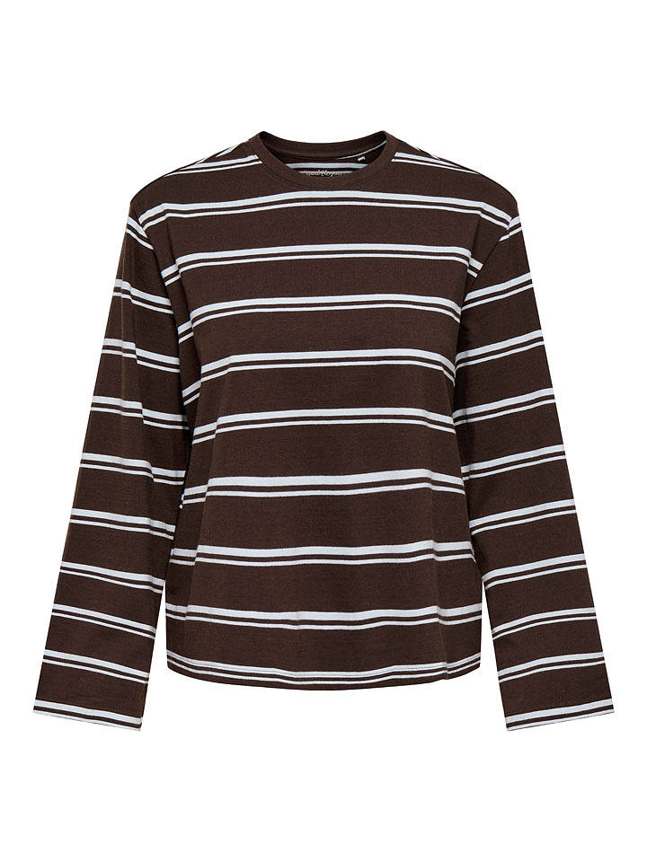 ONLY Longsleeve in Braun - XL