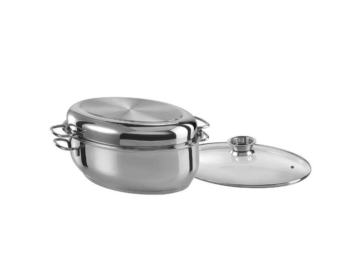 Cocotte Emhof 2 pcs 43 x 33 x 31cm Argenté