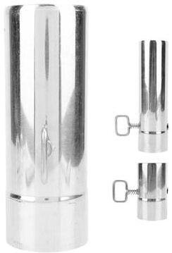 Smart Shopping Spot Premium Stainless Steel Stove Pipe With Damper For Efficient Venting m