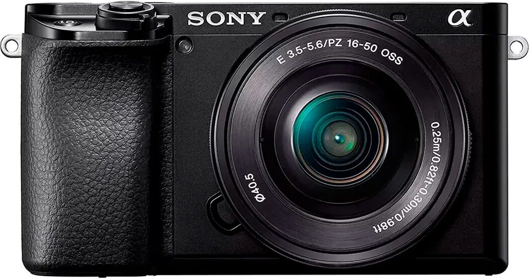 Sony Alpha 6100 Negro / Cuerpo De Cámara + Objetivo Zoom Motorizado De 16-50 Mm