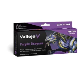 Vallejo Game Color Set - Purple Dragons