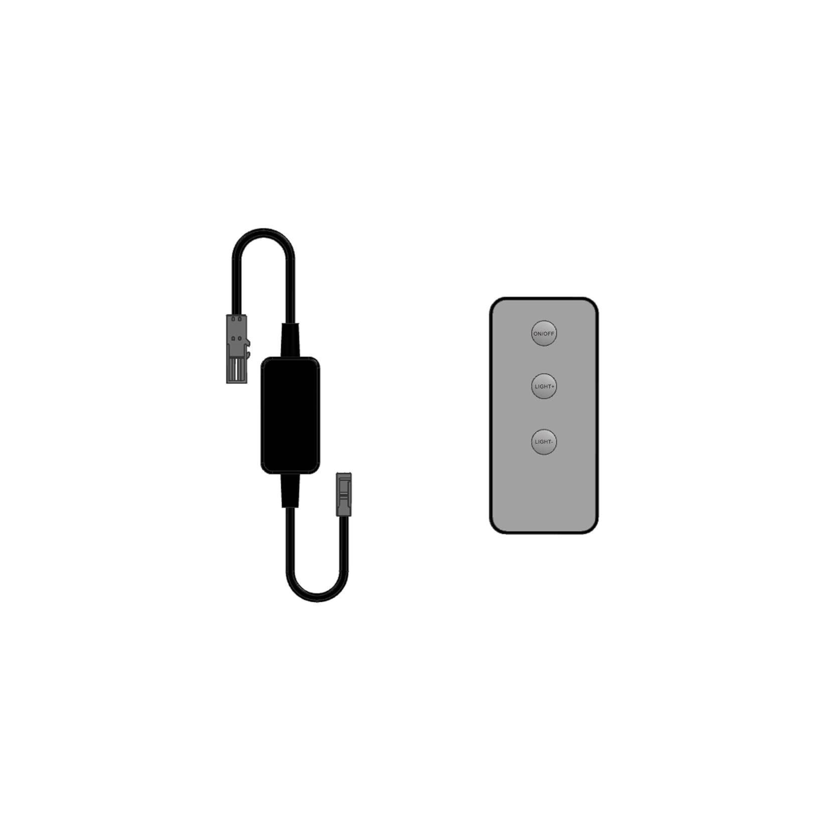 kalb LED Funk-Controller Set Fernbedienung 12-24V 36-72W dimmbar kalb