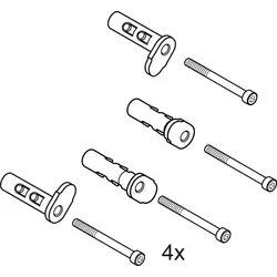 Ideal Standard Befestigungsstecker + Schr. A860841NU