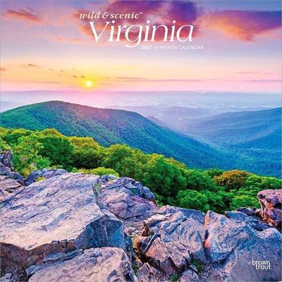 Virginia Wild & Scenic 2027 12 X 24 Inch (Hanging) Monthly Square Wall Calendar Plastic-Free