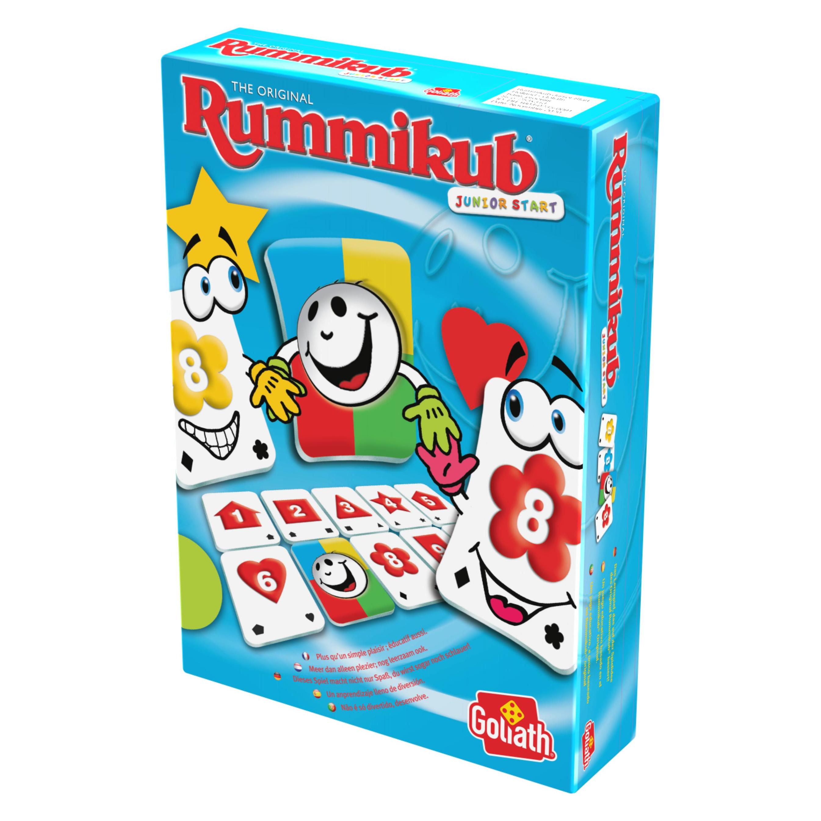 Goliath Toys Rummikub Das Original Junior Travel (Englisch, Niederländisch, 2 - 4 Spieler) (919219.012)