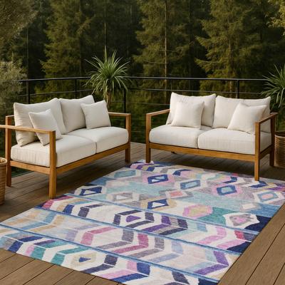 Addison Rugs Machine Washable Indoor/ Outdoor Global Bremen Chantille Rug