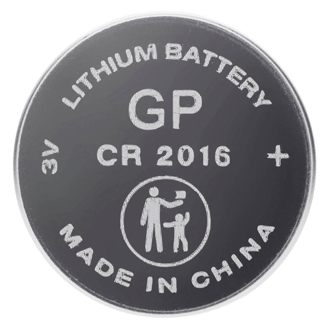 GP Batteries GP Knopfzelle CR 2016 3 V 25 St. 80 mAh Lithium GPCR2016B (25 Stk., 80 mAh) (GPPBL2016156)