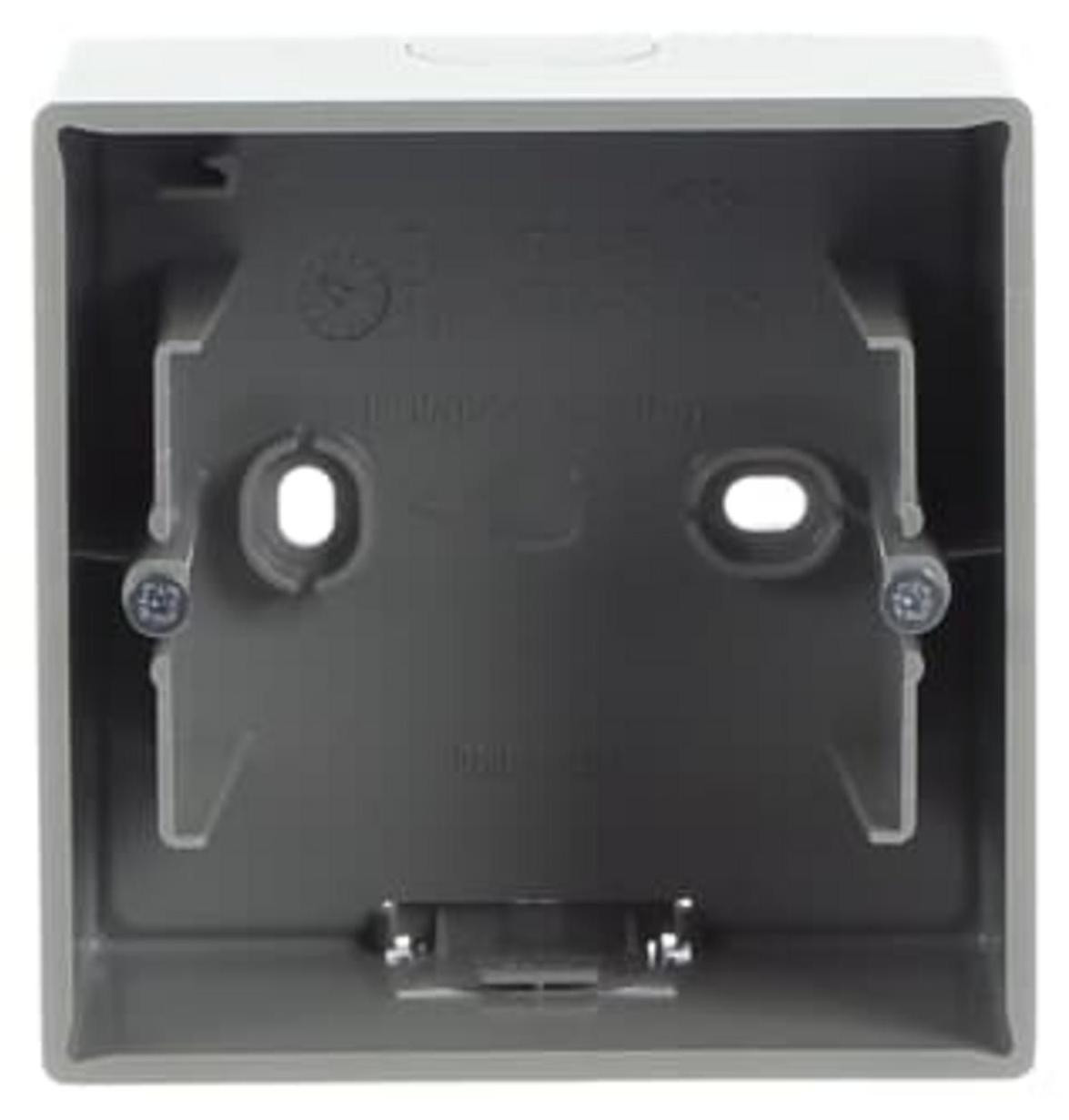 Busch-Jaeger AP-behuizing model 1701-83 voor 1 module, alusilver