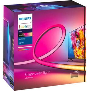 Philips-Hue Lichtschlauch TV Gradient 75, LED, weiß + farbig, für innen, 230 V, App-fähig, dimmbar, 3 m