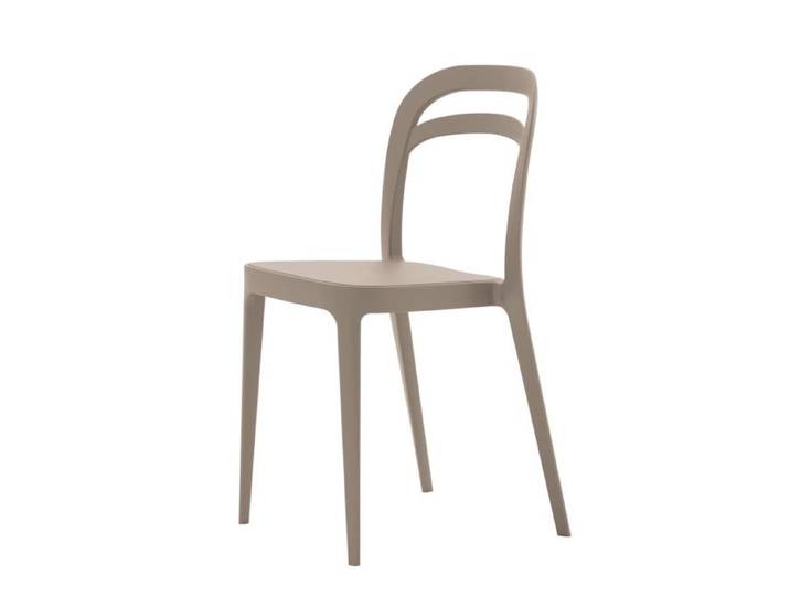 ALMA DESIGN set de 4 chaises JULIE (Sable - Polypropylène)