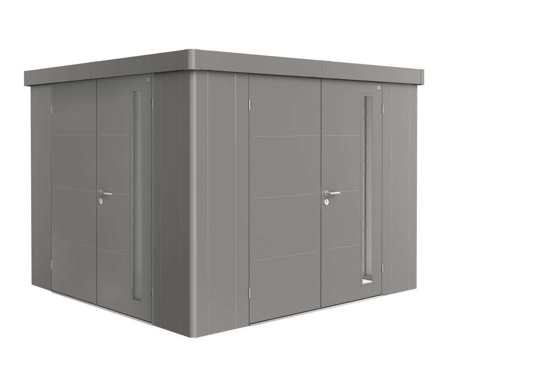 BIOHORTGARTE zusätzliche Doppeltür quarzgrau-metallic f. GH Neo 16964466