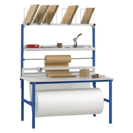 Promat Packtischset B1600xT800xH2205mm Aufbauten Variante 2 (160 cm, 80 cm) (9000486277)