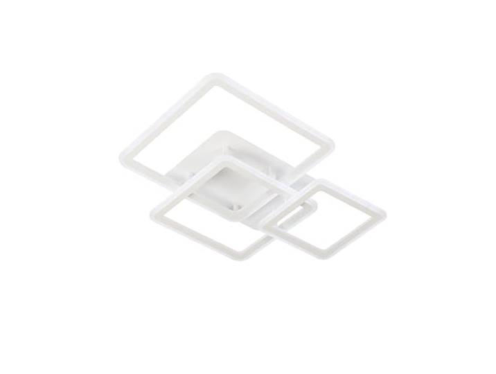 Fischer & Honsel Deckenleuchte Gelder Sandweiß L: 65,5 cm, B: 54 cm, A: 12 cm Dimmbar, Farbtemperatureinstellung 1x LED 45 W + 4,5 W RGB 2700-6500 Kelvin 6500 Lumen EEG: E 21459