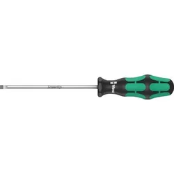 Wera Schraubendreher 334 Schneiden-B.6mm Klingen-L.125mm 2K-Griff Rundkl.