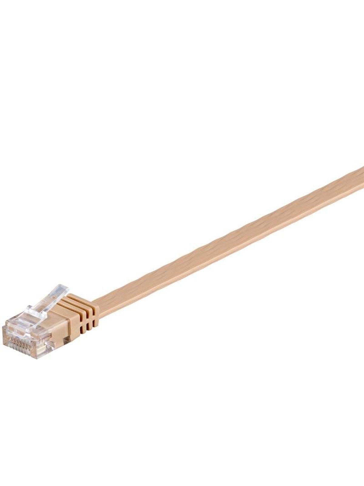 Pro LAN CAT 6 UTP Flat - Brown - 2m