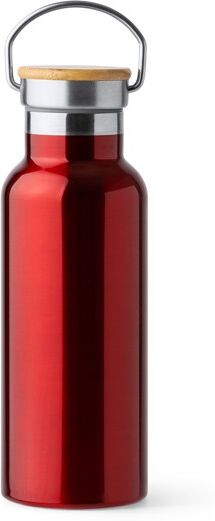 Bouteille isotherme personnalisée en acier inox 500 ml Tiset rouge TAILLE UNIQUE ADULTE