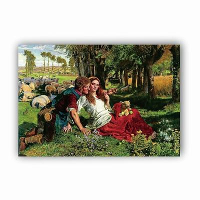 Handgefertigtes, handgemaltes Ölgemälde, Wandkunst, berühmt, der Hirte, Schäfer, William Holman, Jagd, Gemälde, Heimdekoration, Dekor, gerollte Leinwand, kein Rahmen, ungedehnt