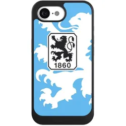 Nivocase Hülle für Apple iPhone 16e Handyhülle NIVOcore Case Schwarz Offizielles Lizenzprodukt TSV 1860 (Apple iPhone 16e), Smartphone Hülle, Schwarz