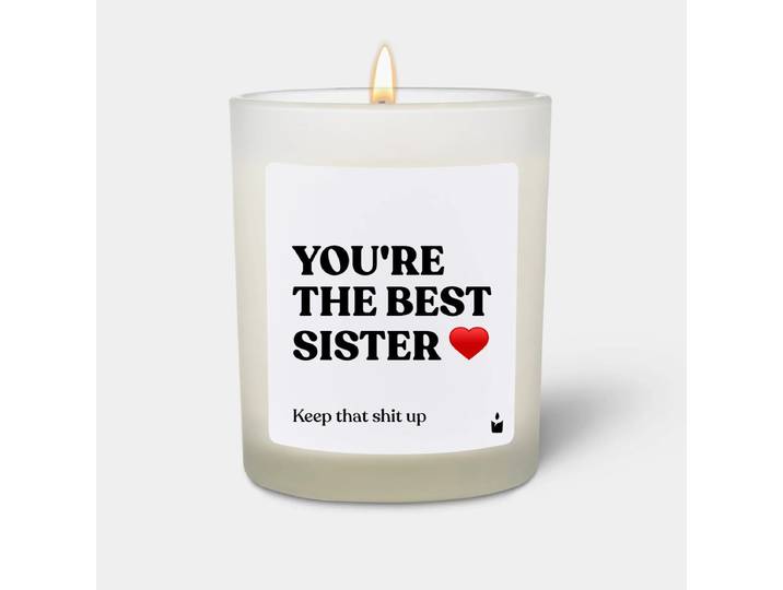 Duftkerze Woody You're the best sister