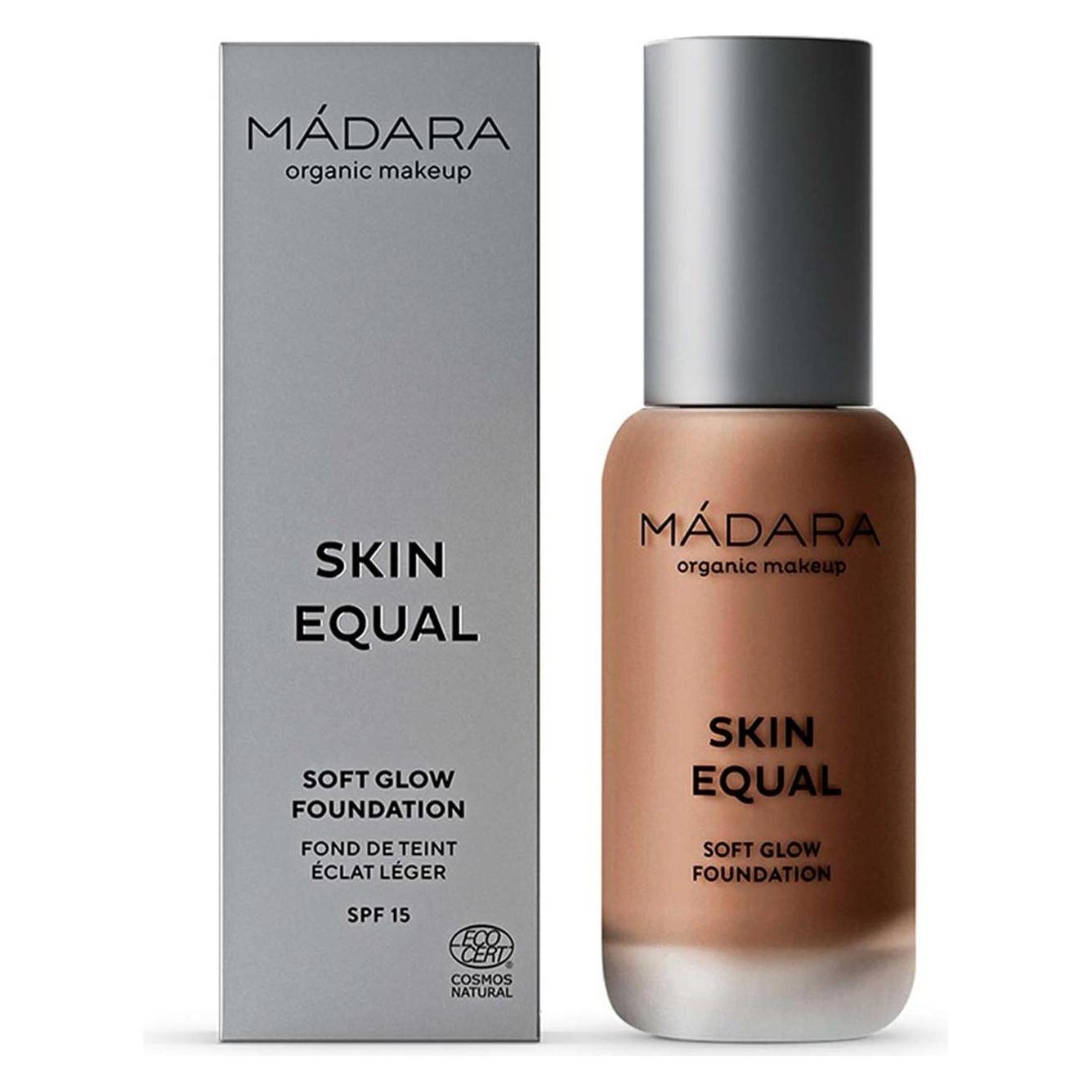 Madara Organic Skincare Skin Equal Soft Glow Foundation SPF15 30ml Chestnut (#90 Chestnut, Chestnut) (A6067)