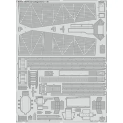 Eduard SM.79 rear fuselage interior 1/48