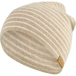 STERNTALER Beanie gestreift, Größe 55 in Beige Beige
