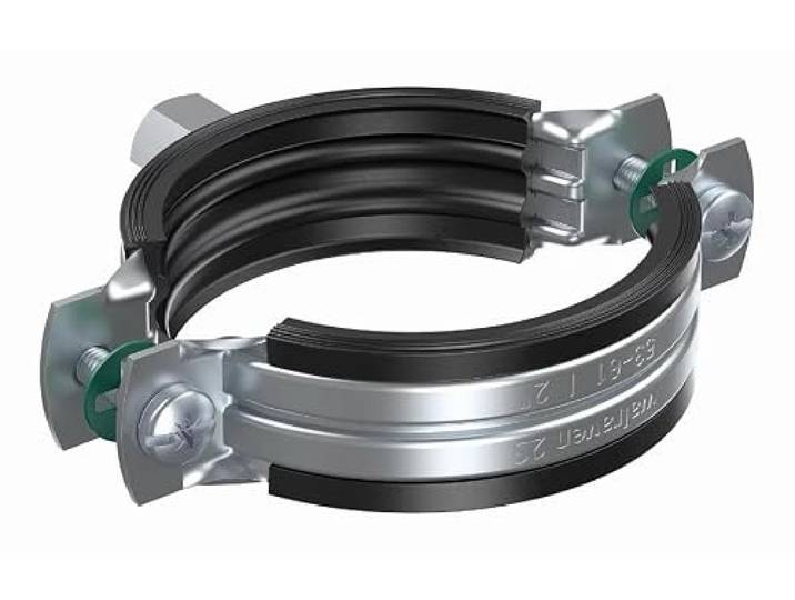 Colliers 2S avec isogaine WALRAVEN M8/10 Ø96-103 mm - Caoutchouc EPDM - 33435103