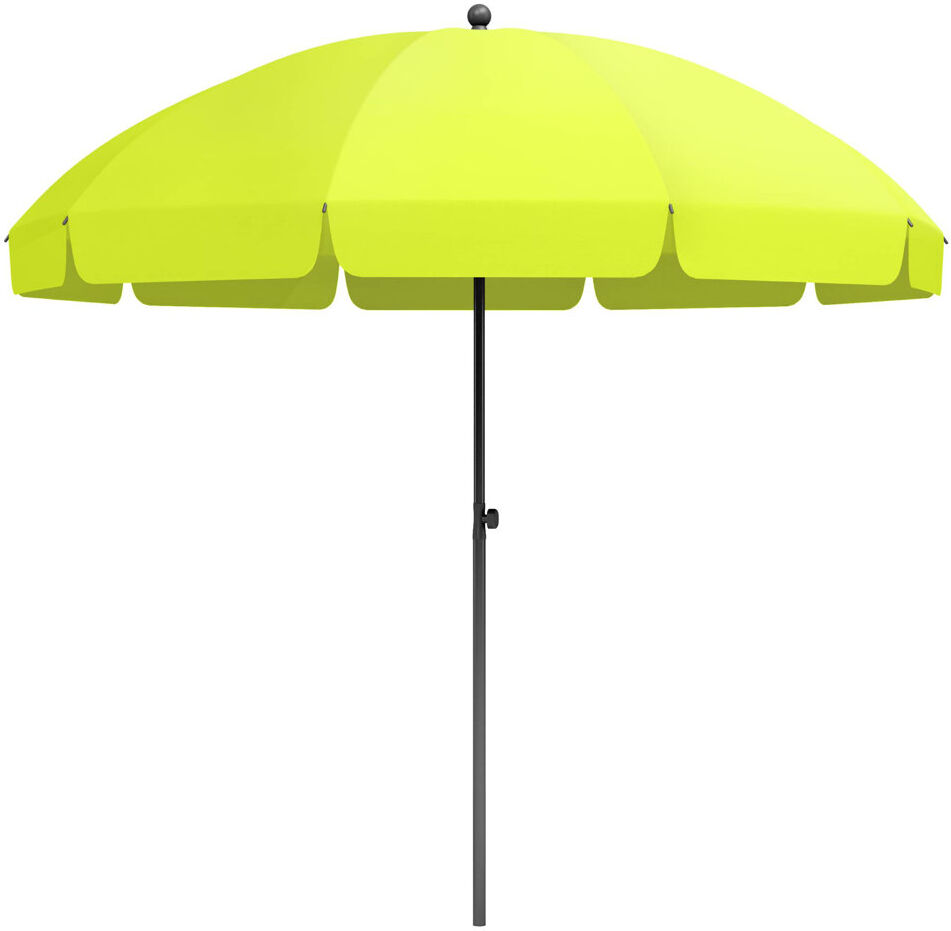 17 Stories Tilt Balcony Parasol with Manual Lift Green 225cm H x 220cm W x 220cm D