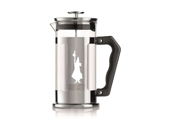 Bialetti Pressoir à café Preziosa 8 tasses Argent-noir