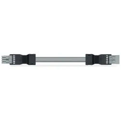Wago 891-8994/005-203 konfektionierte Verbindungsleitung,Eca,Buchse Stecker,grau 8918994005203