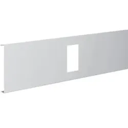 Hager R74257035 Blende AEE 4-fach Stahl BRS OT 120 lgrau