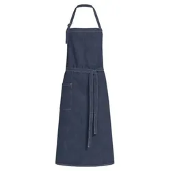 Latzschürze "44127" blue denim - Blau