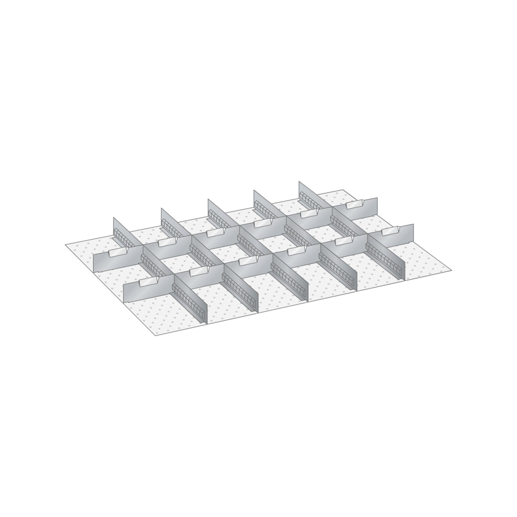 Lista Set Schlitzwände und Trennbleche 54x36E (BxTxFH) 918x612x200mm (80.398.000)