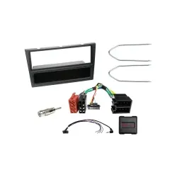 Radioblende 1-DIN mit Fach mit Radioanschlusskit Lenkradfernbedienung für Ope...