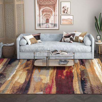 Alise Rugs Flora Transitional Stripe Indoor Area Rug