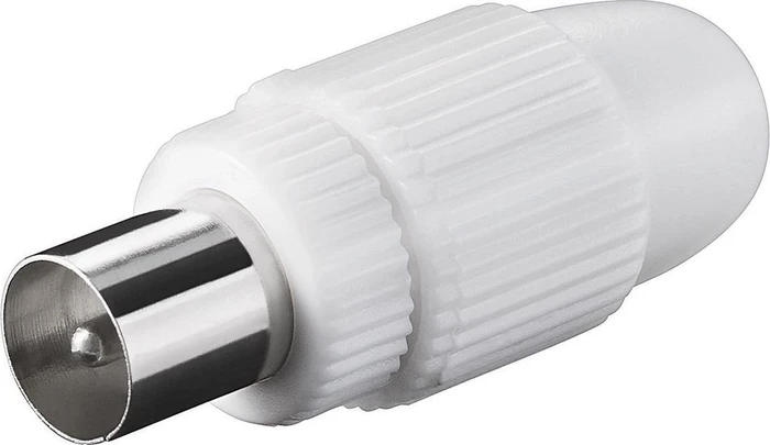 OEM Antennenstecker 75 Ohm PAL (M), IEC169-2, Schraubanschluss, abgewinkelt