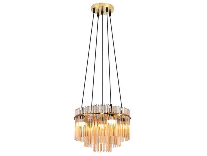 Nettlife Pendelleuchte Bergisch Ⅲ 15/40/150 cm, Goldfarben, Metall, E14, 40x150x15 cm, Lampen & Leuchten, Innenbeleuchtung, Hängeleuchten, Pendelleuchten