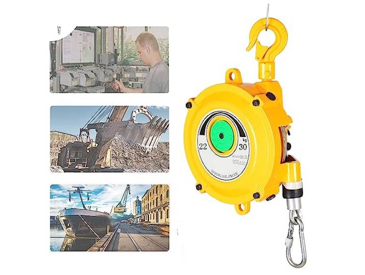 Verstellbarer einziehbarer Federausgleich mit Haken und Drahtseil for schwere Werkzeuge(22-30kg)