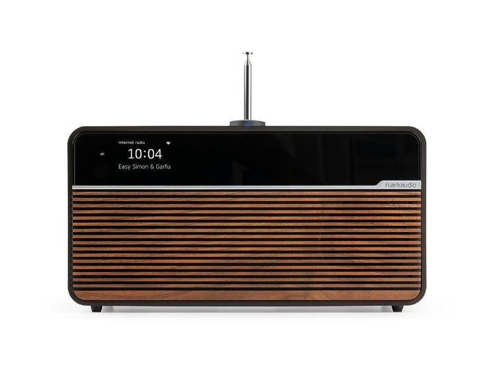 ruark audio ruarkaudio R2 Mk4 Smart Tabletop Radio Espresso Digitalradio (DAB) (Bluetooth 5, SmartRadio-Tuner, Wi-Fi-Streaming, Fernbedienung, USB-C)