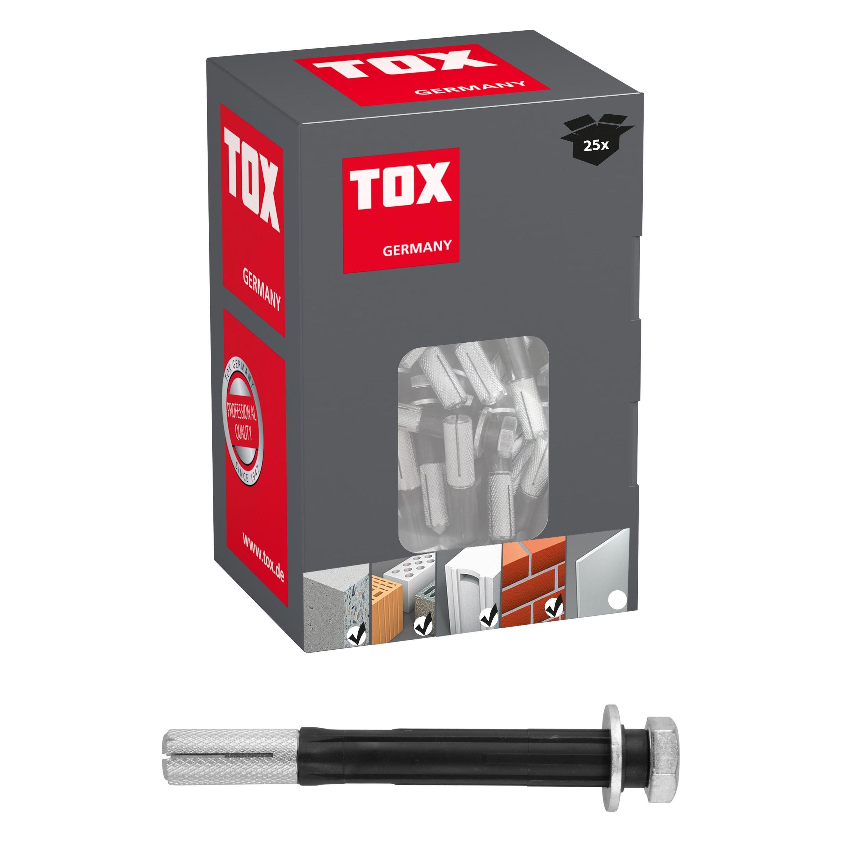Tox Metrischer Langdbel Control 12/80 mm, 25 Stck (25 Stk.) (030101631)