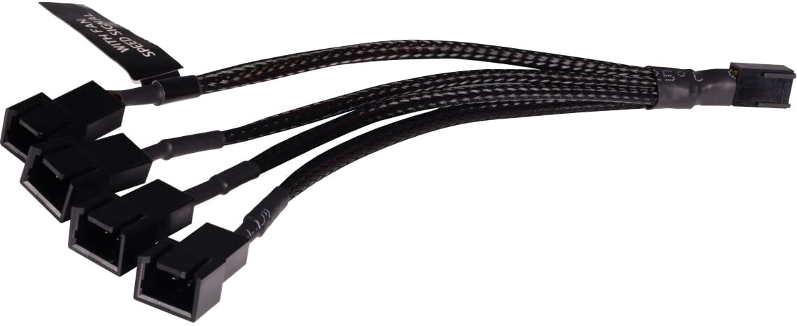 Alphacool Y-Splitter 3-Pin auf 4x 3-Pin 15cm